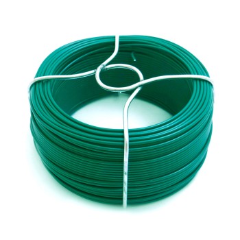Arame plastificado verde n° 6 - 1,40mm x 50m - 240g