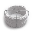 Arame plastificado branco n° 6 - 1,40mm x 50m - 240g