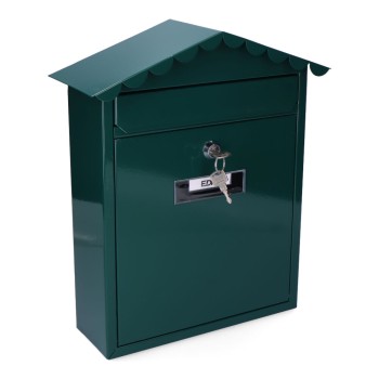 Caixa de correio em aço modelo tradition verde edm