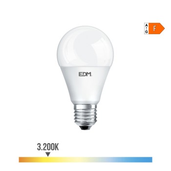 Lâmpada standard led e27 20w 2050lm 3000k luz quente ø6,5x12,5cm edm