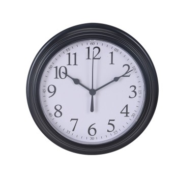 Relógio decorativo de plástico ø22,5x4,3cm cores sortidos