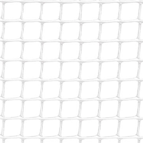 Rolo de malha de proteção cadrinet cor branco 1x25m quadro: 10x10mm nortene