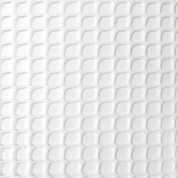 Rolo de malha de proteção cor branco 1x25m quadro: 4,5x4,5mm nortene