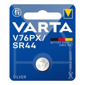 Micro pilha de botão varta silver sr44 -v76px 1,55v (blíster 1 unid.) ø11,6x5,4mm