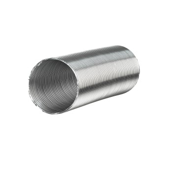 Tubo flex semi-rigido aluminio ø10cm x 0.3 max. 1,5m