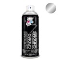 Pintura em spray pintyplus art & craft 520cc efeito cromado prata c150