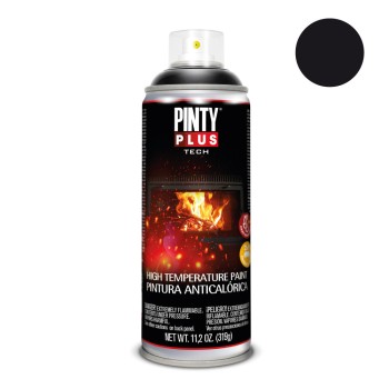 Pintura em spray pintyplus tech 520cc anticalórica preto a104