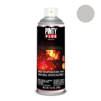 Pintura em spray pintyplus tech 520cc anticalórica prateada a150