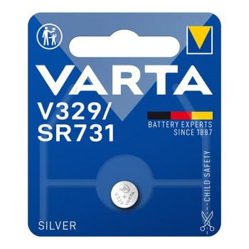 Micro pilha de botão varta silver sr73 - v329 1,55v (blíster 1 unid.) ø7,9x3,1mm