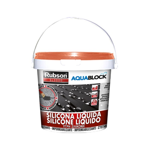 Rubson silicone liquido aquablock 1kg telha 1894877