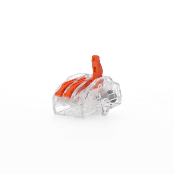 Ligador rápido por aperto alavanca 3 cabos 0,75a 2,5mm (embalada 5 unid.)