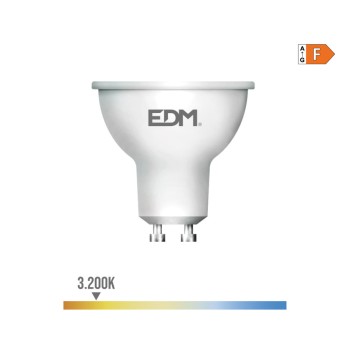 Lâmpada dicroica led gu10 8w 710lm 3200k luz quente edm
