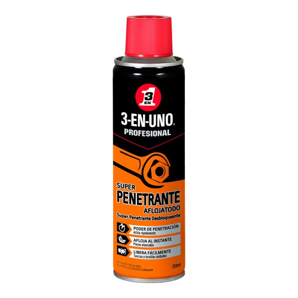 Spray super penetrante desbloqueante 250ml 3 em 1