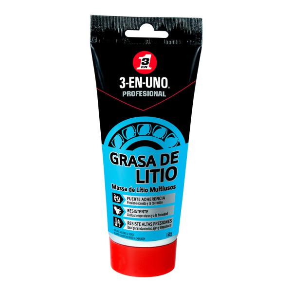 Tubo de graxa de lítio multiusos 150g 34167 3 em 1