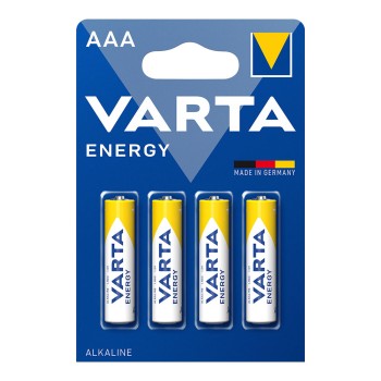 Pilha varta aaa - lr03 "energy value pack" (blíster 4 unid.) ø10,5x44,5mm