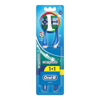 Oral b escova de dentes complete 5 ways 2 unid. cores / modelos diversos