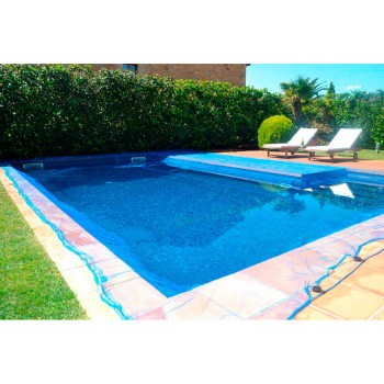 Malha para piscina 6x6m leaf pool cobver