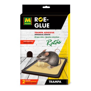 Roe-glue ratoeira adesiva para ratos 2 unid. 231556 massó