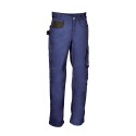 Calças woman walklander azul marinho preto cofra tamanho 44