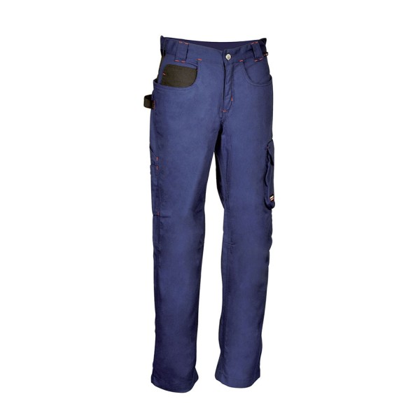 Calças woman walklander azul marinho preto cofra tamanho 44