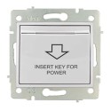 Interruptor de cartão 10a 250v série europa solera erp01t
