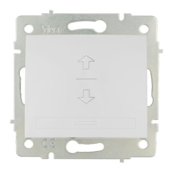 Interruptor para estores 10a 250v branco série europa solera erp21