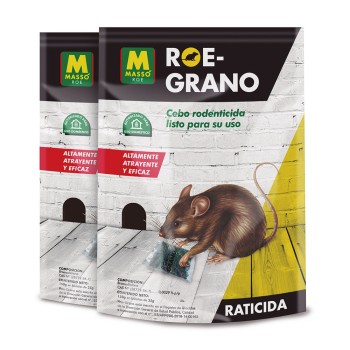 Raticida roe-grão 150g+150g. 231616 massó