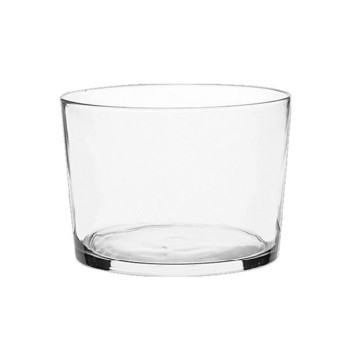 Set 6 copos de agua de vidro apilhavel modelo bodega 24cl
