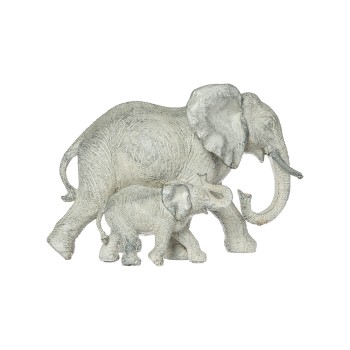 Elefante decorativo de resina cores sortidas 12x22,5x15,5cm