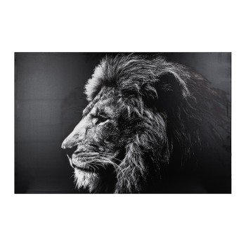 Quadro de lona decorativo león 118x78cm