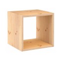 Estante modular 1 cubo dinamic pinho maciço 36,2x33x36,2cm astigarraga