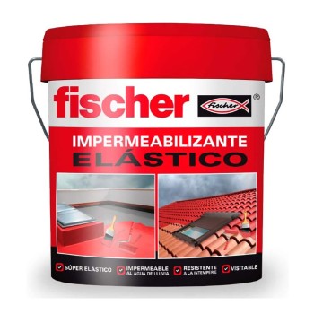 Impermeabilizante elástico 15l vermelho 547153 fischer