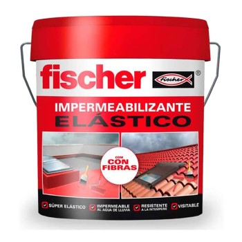 Impermeabilizante 15l cinzento com fibras 547154 fischer