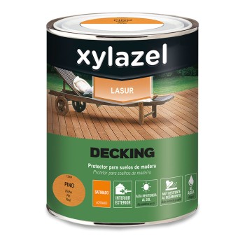 Xylazel protetor de soalhos de madeira de longa duração decking pinho 0,750l