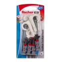 Blister 6 pitões aberta duoblade easyhook ø6x30mm 557923 fischer