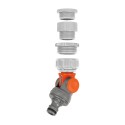 Conector articulado com adaptadores 1", 3/4", 5/8, 1/2" (blíster) gardena