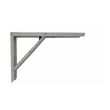 Esquadro de aço dobrável abat-table prata 30x40cm