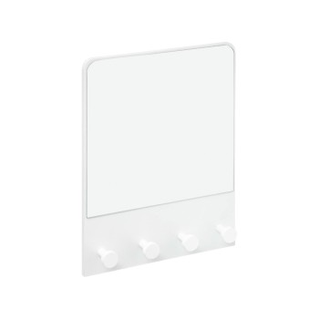Espelho de parede com suspensão. branco 50x37x6cm