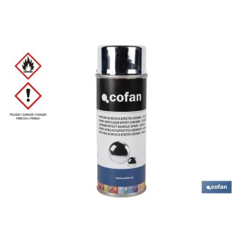 SPRAY EFEITO CROMADO 400ML...