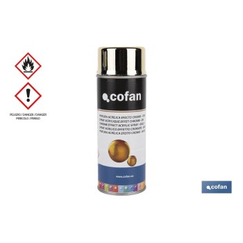 SPRAY EFEITO CROMADO 400ML...